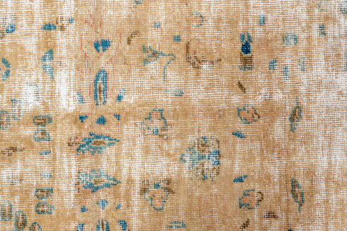 Vintage Tabriz Runner Rug (3' x 13')